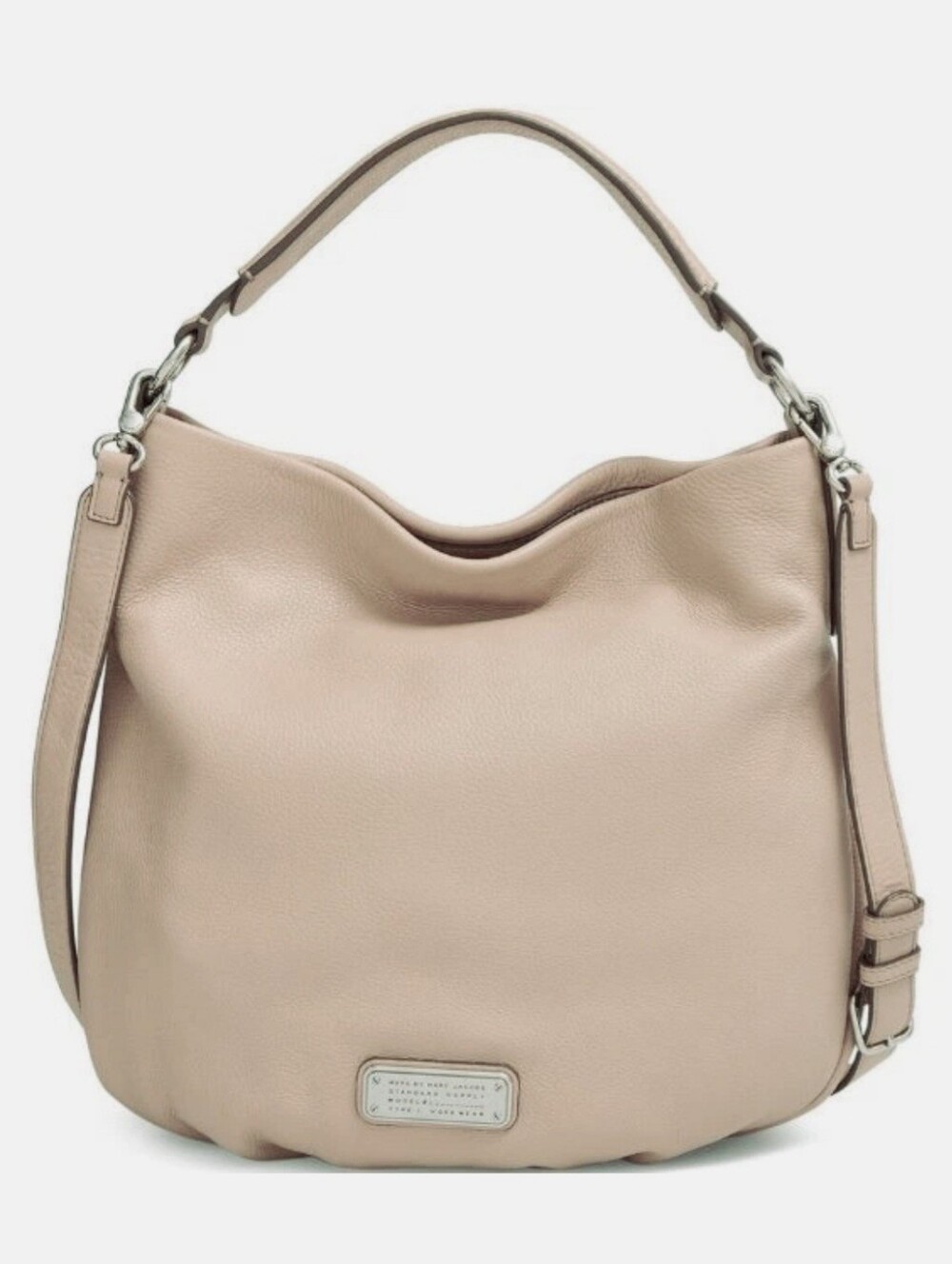 Marc By Marc Jacobs Q Hillier Tan Silver Hardware Leather Crossbody Purse
